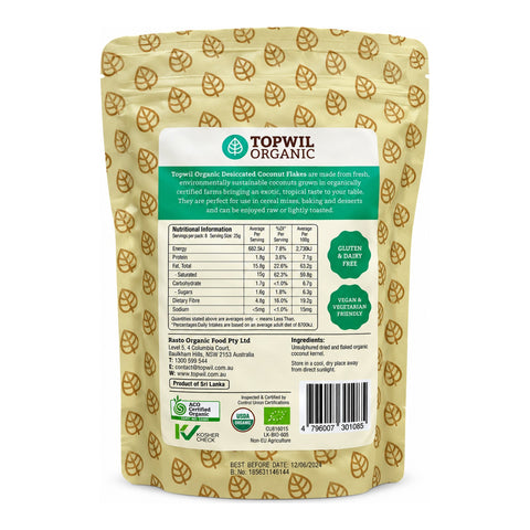 Organic Desiccated Coconut - Flakes - 200g