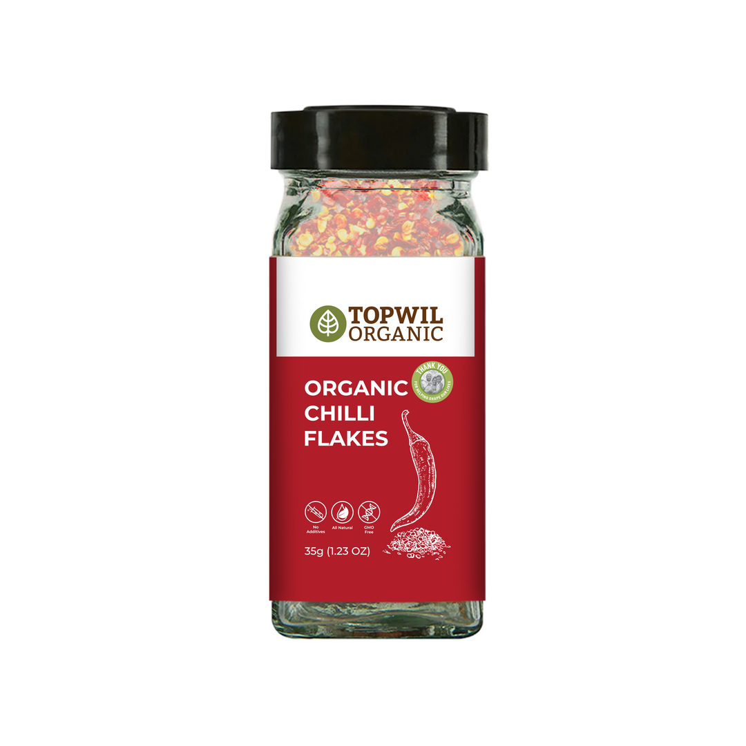 Organic Chilli Flakes - 35g – livelife store Australia